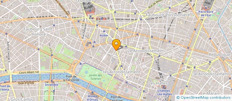 localisation de l'entreprise NOUV GEST COMMERCIAL ANALYSE FINANCIERE à PARIS