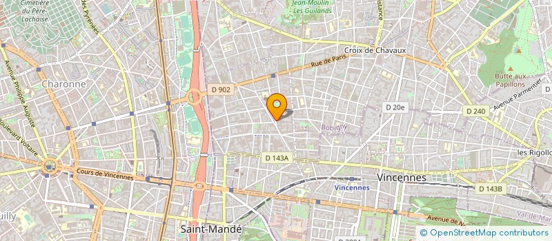 localisation de l'entreprise NOUVE ART EUROP INTER TRANS à MONTREUIL