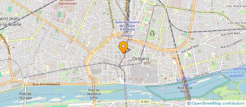 localisation de l'entreprise NOUVEAU BISTROT VIVIENNE à ORLEANS