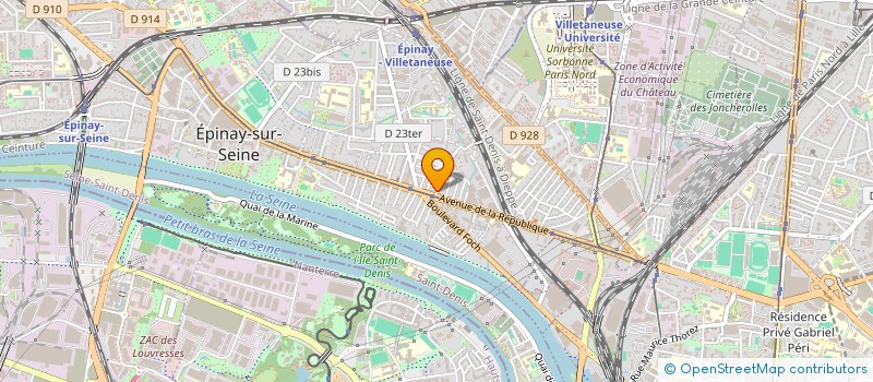 localisation de l'entreprise NOUVEAU BON GOUT à EPINAY-SUR-SEINE
