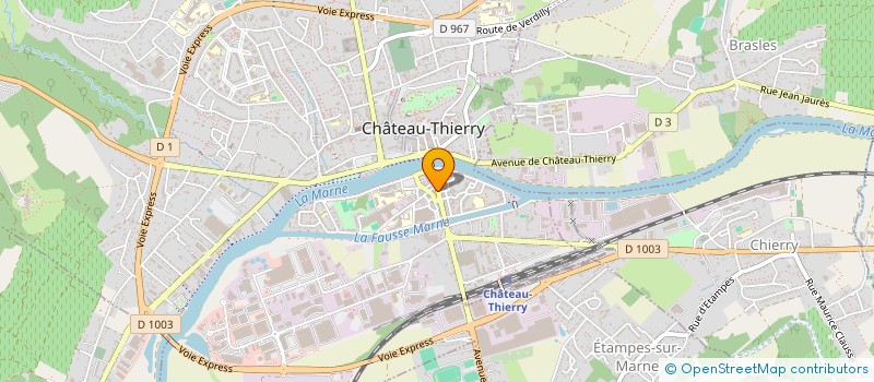 localisation de l'entreprise NOUVEAU CARNOT à CHATEAU-THIERRY