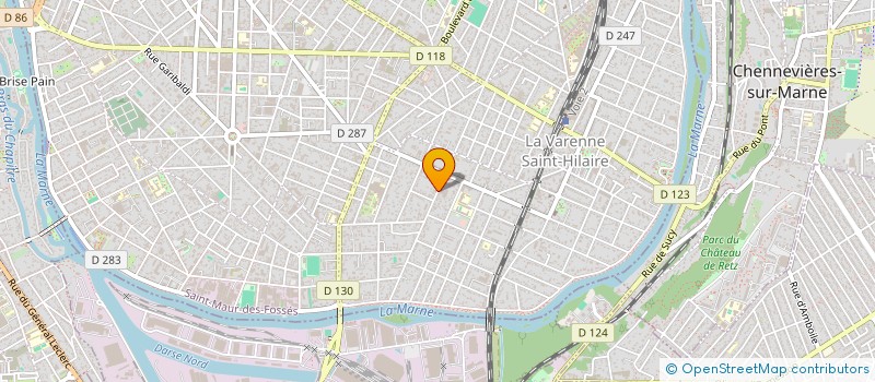 localisation de l'entreprise NOUVEAU CENTRE INTERPROFESSIONNEL DE SANTE à SAINT-MAUR-DES-FOSSES