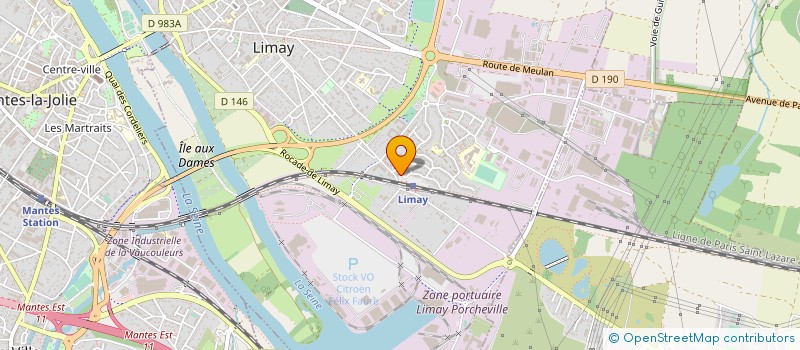 localisation de l'entreprise NOUVEAU CENTRE MEDICAL DE LA GARE  LIMAY