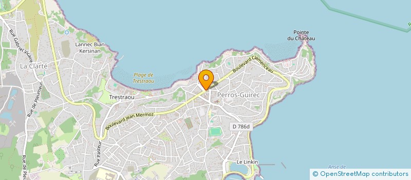 localisation de l'entreprise NOUVEAU COMITE DE LA RADE  PERROS-GUIREC