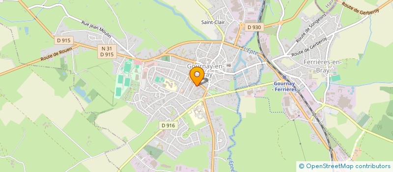 localisation de l'entreprise NOUVEAU COMPTOIR DE DIFFUSION  GOURNAY-EN-BRAY