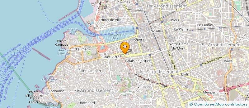localisation de l'entreprise NOUVEAU COMPTOIR DE LA MACHINE A COUDRE à MARSEILLE 7EME