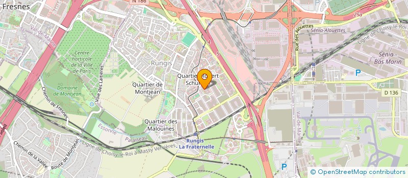 localisation de l'entreprise NOUVEAU CONCEPT INFORMATIQUE à RUNGIS