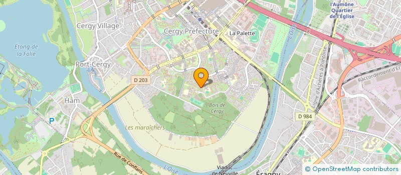 localisation de l'entreprise NOUVEAU DEPART  JOUY-LE-MOUTIER