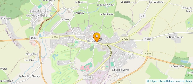 localisation de l'entreprise NOUVEAU DEPART à VAL-AU-PERCHE