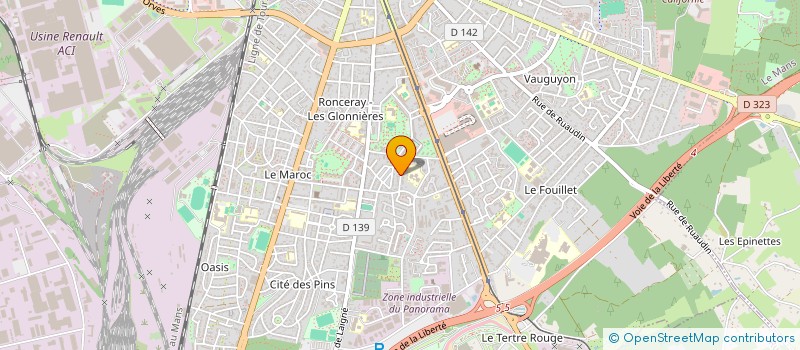 localisation de l'entreprise NOUVEAU DEPART  LE MANS