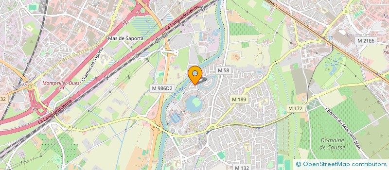 localisation de l'entreprise NOUVEAU DEPART  LATTES