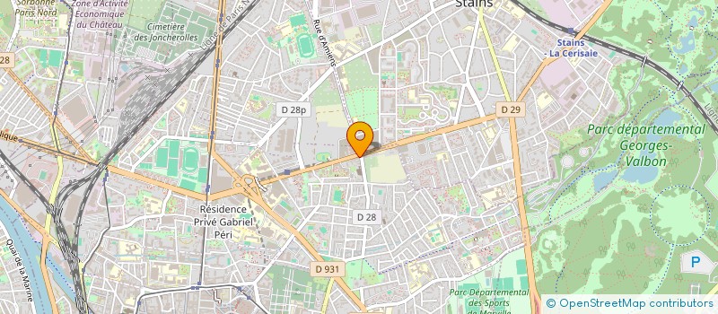 localisation de l'entreprise NOUVEAU DEPART  SAINT-DENIS
