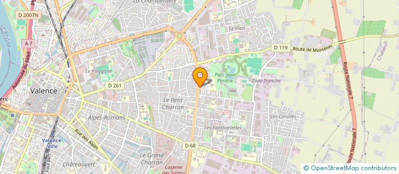 localisation de l'entreprise NOUVEAU FOURNIL à VALENCE
