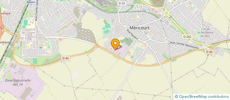 localisation de l'entreprise NOUVEAU GARAGE CONDORCET à MERICOURT