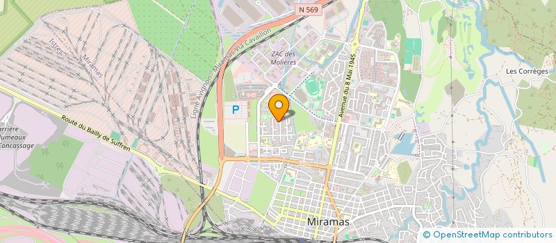 localisation de l'entreprise NOUVEAU GROUPE ARTISTIQUE à MIRAMAS