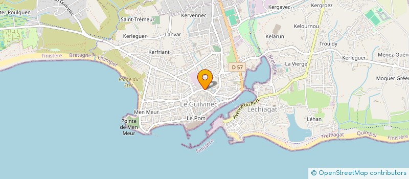 localisation de l'entreprise NOUVEAU GUILVINEC  GUILVINEC