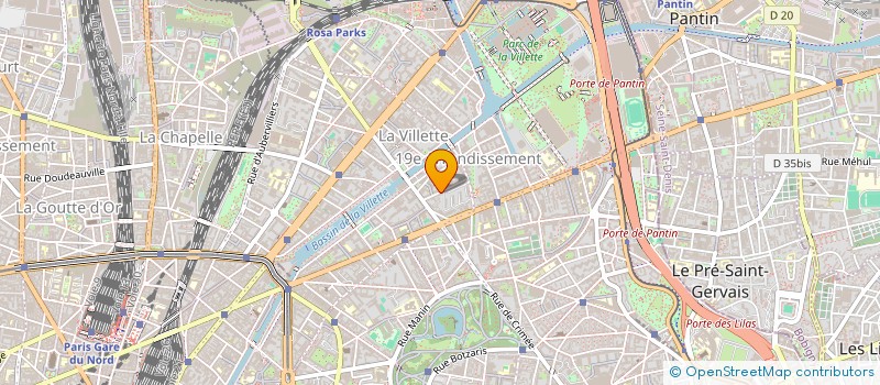 localisation de l'entreprise NOUVEAU HORIZON  PARIS