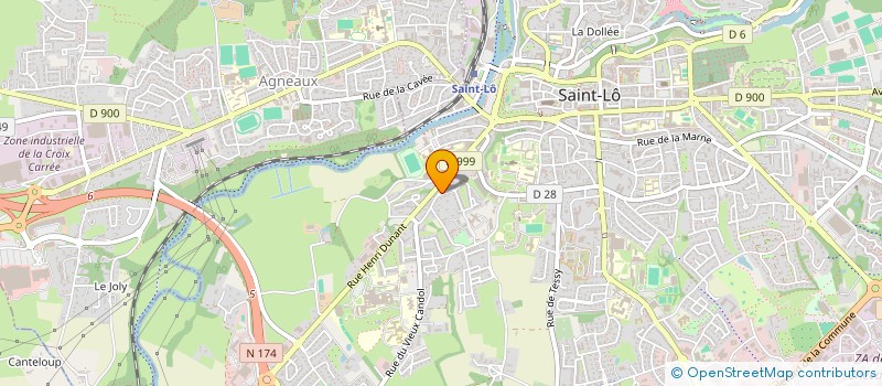 localisation de l'entreprise NOUVEAU MONDE  SAINT-LO