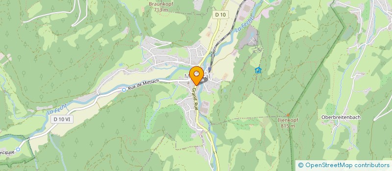 localisation de l'entreprise NOUVEAU MOTO CLUB DE MUNSTER  BREITENBACH-HAUT-RHIN