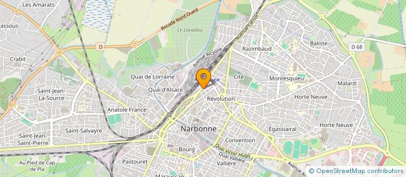 localisation de l'entreprise NOUVEAU NARBONNE  NARBONNE