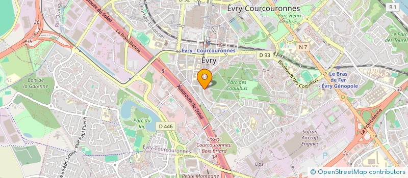 localisation de l'entreprise NOUVEAU PALAIS ROYAL à EVRY-COURCOURONNES