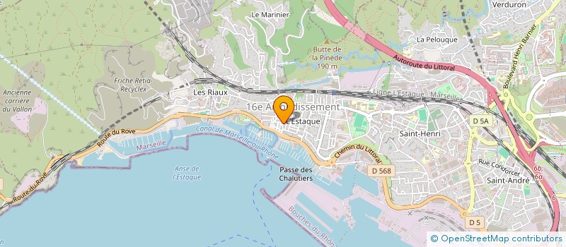 localisation de l'entreprise NOUVEAU PRESSING DIRECT à MARSEILLE