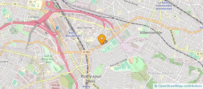 localisation de l'entreprise NOUVEAU PROMOTEUR IMMOBILIER à ROSNY SOUS BOIS