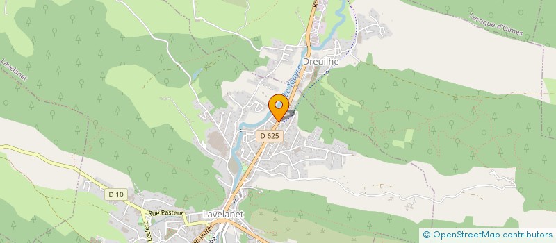 localisation de l'entreprise NOUVEAU PYRENEES POIDS LOURDS  LAROQUE-D'OLMES