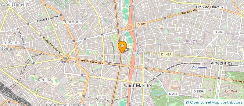 localisation de l'entreprise NOUVEAU RIVAGE PRODUCTION  PARIS