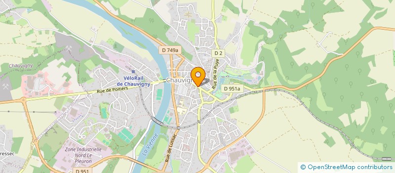 localisation de l'entreprise NOUVEAU SAIGON à CHAUVIGNY