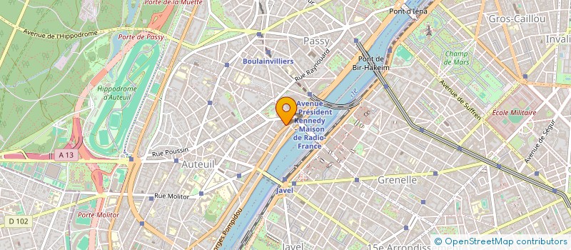 localisation de l'entreprise NOUVEAU SHANGHAI  PARIS