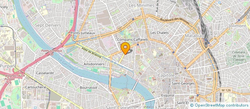 localisation de l'entreprise NOUVEAU SOLEIL  TOULOUSE