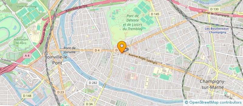 localisation de l'entreprise NOUVEAU SOLEIL LEVANT  CHAMPIGNY-SUR-MARNE