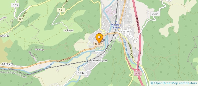 localisation de l'entreprise NOUVEAU SOUFFLE à LA CHAPELLE LAURENT