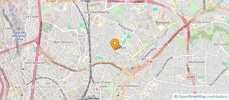 localisation de l'entreprise NOUVEAU SYND BOULANGERS PATISSIERS BDRH à MARSEILLE