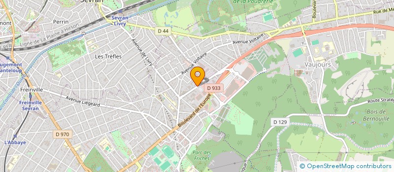 localisation de l'entreprise NOUVEAU TEX à LIVRY-GARGAN