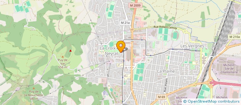 localisation de l'entreprise NOUVEAU TYPE AFRICAIN  CLERMONT-FERRAND