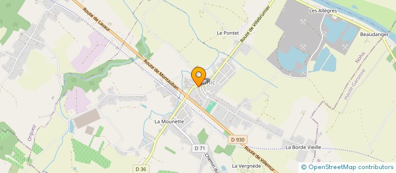 localisation de l'entreprise NOUVEAU VILLAGE NOU VILATGE  NOHIC