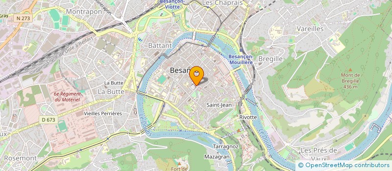 localisation de l'entreprise NOUVEAUTES GOURMANDES à BESANCON