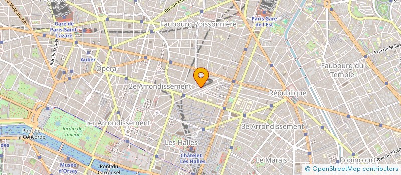 localisation de l'entreprise NOUVEAUTEX  PARIS