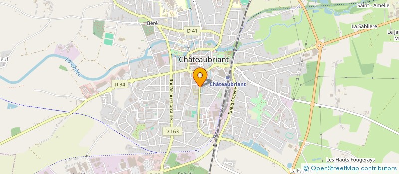 localisation de l'entreprise NOUVEAUX ARTISANS 35 à CHATEAUBRIANT