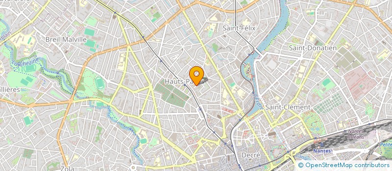 localisation de l'entreprise NOUVEAUX ARTS ORIGINAUX à NANTES