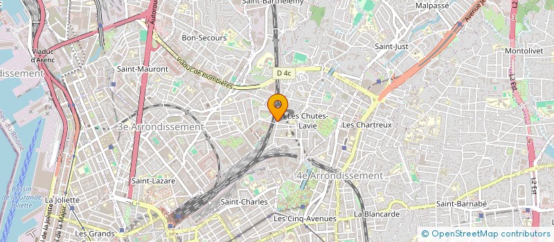 localisation de l'entreprise NOUVEAUX ATELIERS D ARTISTES DE MARSEILLE  MARSEILLE