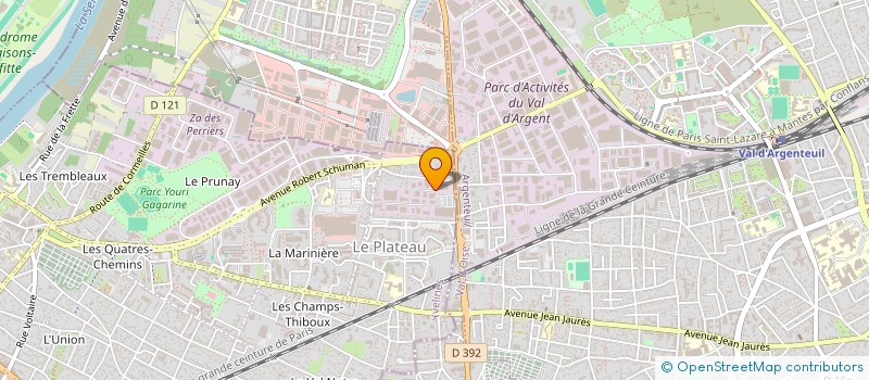 localisation de l'entreprise NOUVEAUX BATISSEURS ASSOCIES à SARTROUVILLE