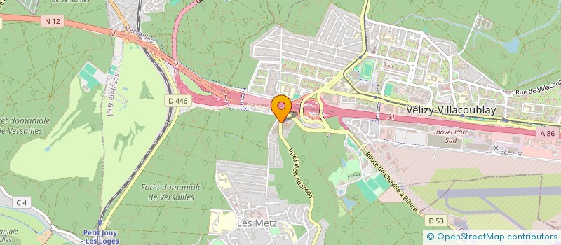 localisation de l'entreprise NOUVEAUX CONSTRUCTEURS ILE FRANCE OUEST à JOUY-EN-JOSAS