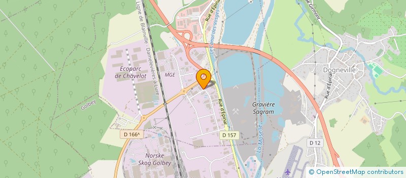 localisation de l'entreprise NOUVEAUX DOCKS SA à CHAVELOT