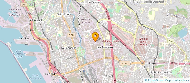 localisation de l'entreprise NOUVEAUX ENTREPOTS ET SOLUTIONS LOGISTIQUES à MARSEILLE