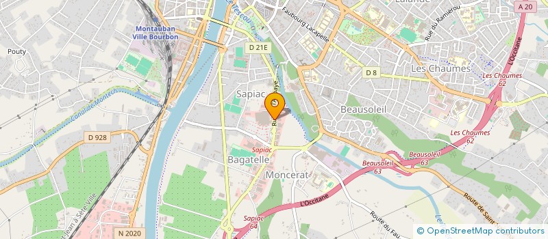 localisation de l'entreprise NOUVEAUX ETABLISSEMENTS AYROLES à MONTAUBAN
