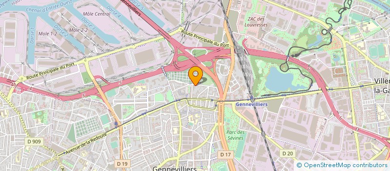 localisation de l'entreprise NOUVEAUX ETABLISSEMENTS BRISTHUILLE à GENNEVILLIERS