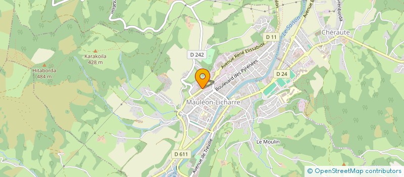 localisation de l'entreprise NOUVEAUX ETABLISSEMENTS ETCHANDY à MAULEON-LICHARRE